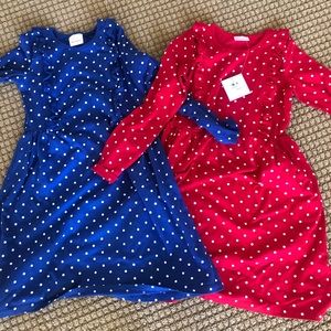 NWT Hanna Andersson Dress Red 150 US 12